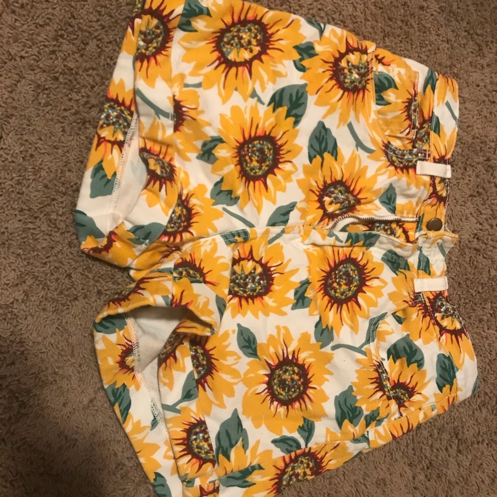 AMERICAN APPAREL SUNFLOWER SHORTS WOMENS 30/31